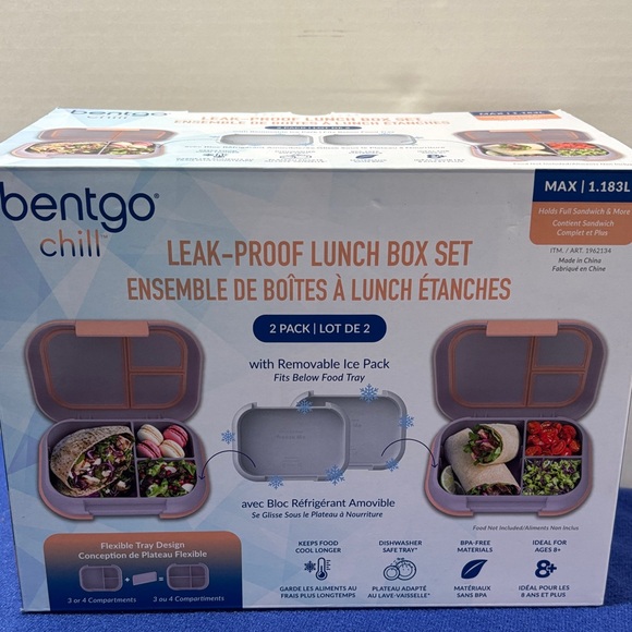 Bentgo Chill 2 pack, 5 cup NIB - Picture 1 of 9